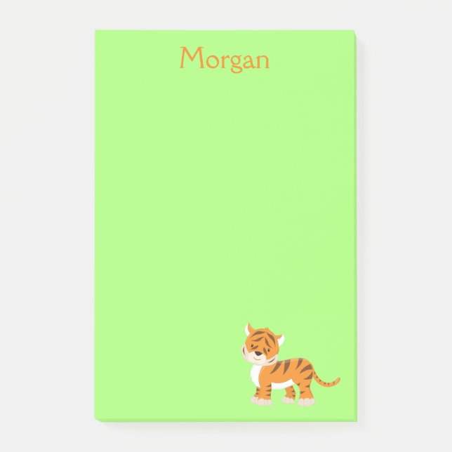 Safari Tiger Post-it Notes (Front)