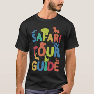 Safari Tour Guide Africa Wilderness Animal Nature  T-Shirt