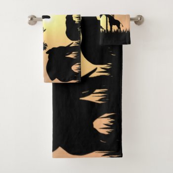 Safari Towel Set by RenderlyYours at Zazzle