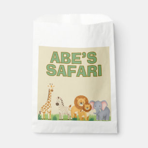Safari upsherin birthday Favor Bags