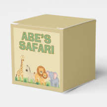 Safari upsherin birthday Favor Box