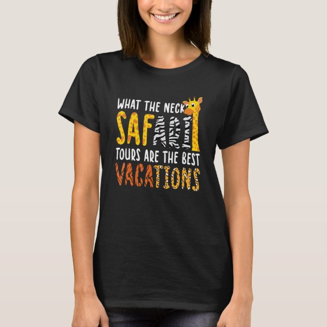 Safari Vacation Wildlife for Safari Adventure T-Shirt (Front)