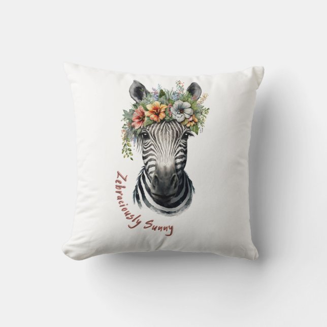 Safari Vibe  Throw Pillow (Front)