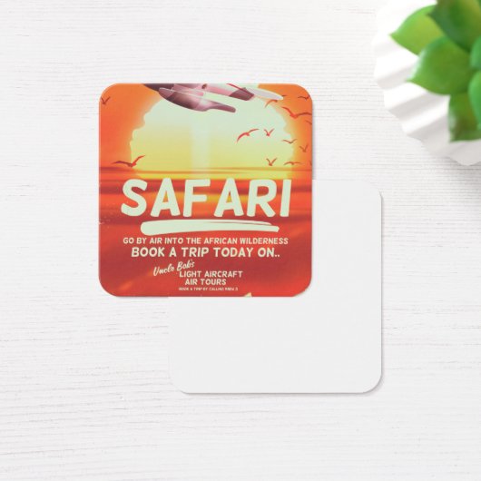 Safari vintage adventure poster. (Desk)