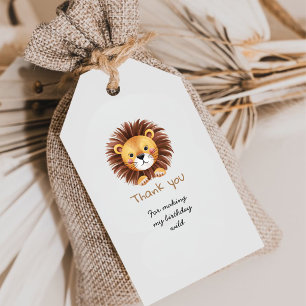 Safari wild one 1st birthday  gift tags