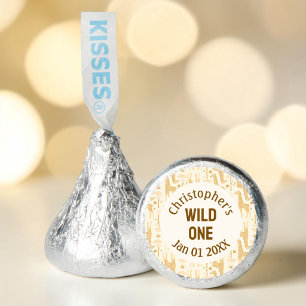 Safari Wild One 1st Birthday Party Favor Hershey's