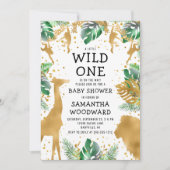 Safari Wild One Baby Shower Invitation (Front)