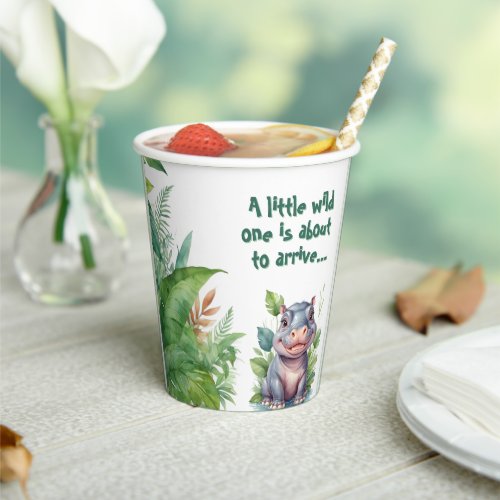 Safari Wild One Baby Shower Paper Cups