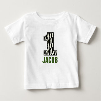 Safari Wild One First Birthday Boy Baby T-Shirt