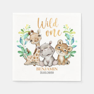 Safari Wild One Napkins