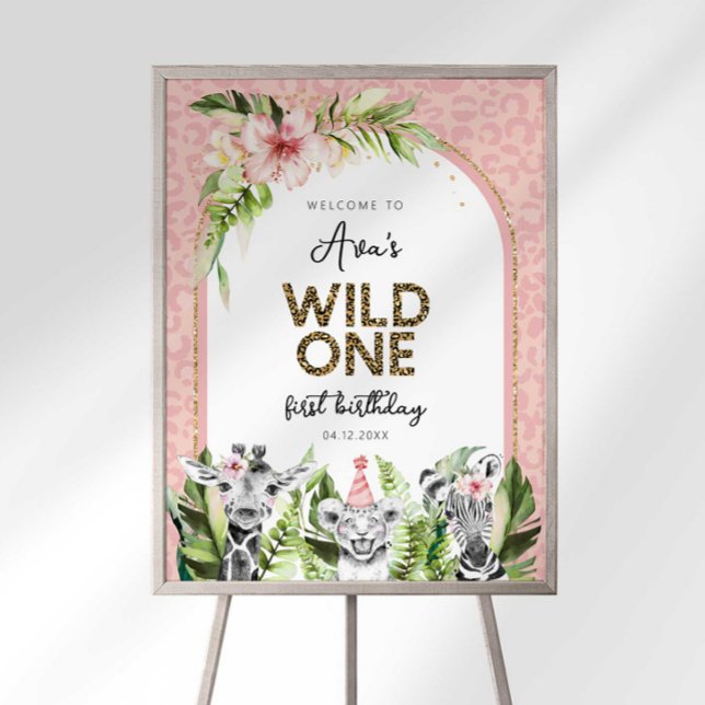 Safari Wild One Welcome Sign (Creator Uploaded)