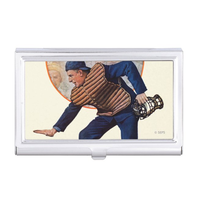 Safe at the Plate Business Card Holder (Front)