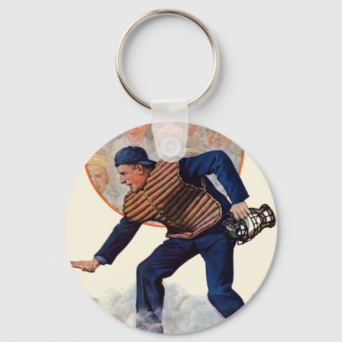Safe at the Plate Keychain