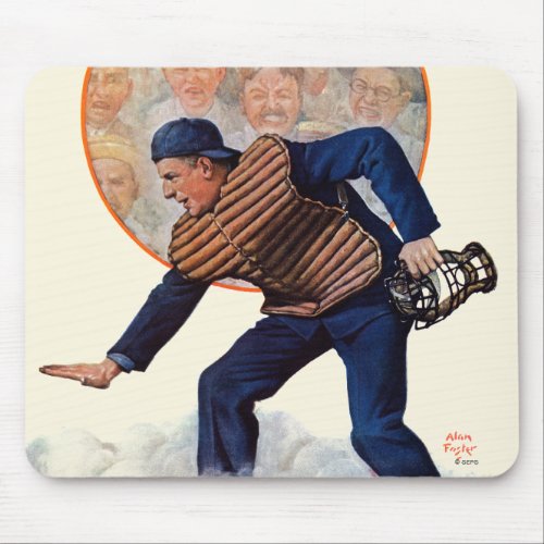 Safe at the Plate Mouse Pad