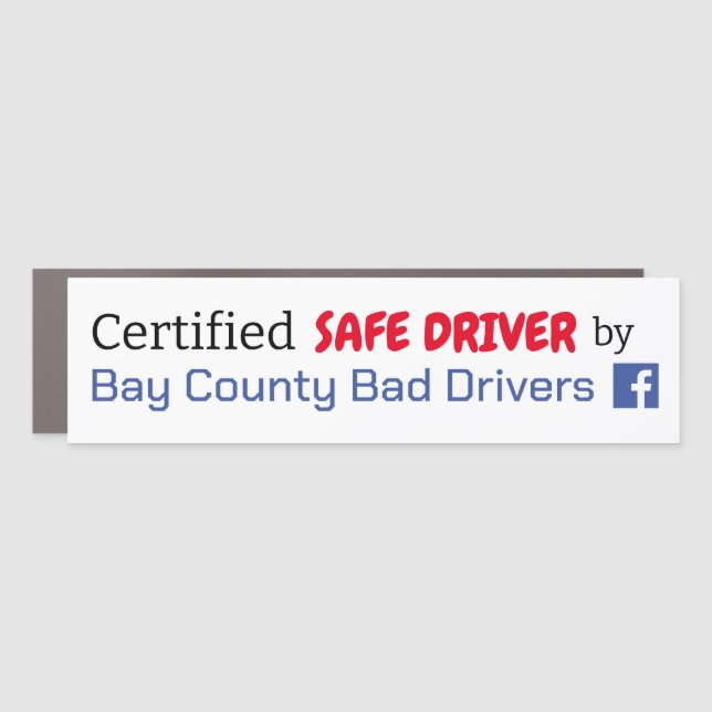 Safe Driver Magnet (Front)