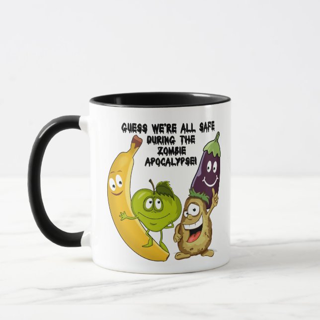Safe During the Zombie Apocalypse Mug (Left)