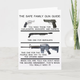 SAFE FAMILY GUN GUIDE CARD