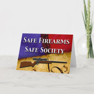 Safe Firearms, Safe Society Card