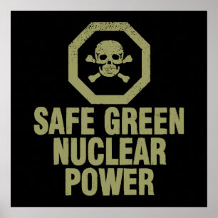 Safe Green Nuclear Power Poster