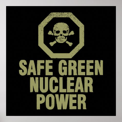 Safe Green Nuclear Power Poster