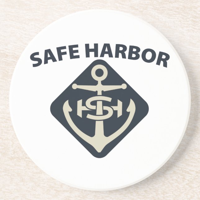 Safe Harbor Drink Coasters (Front)