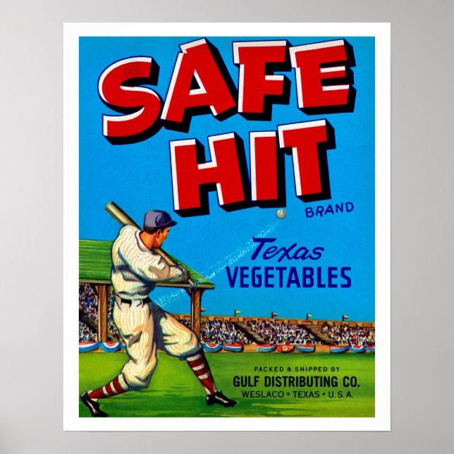 Safe Hit Poster (Front)