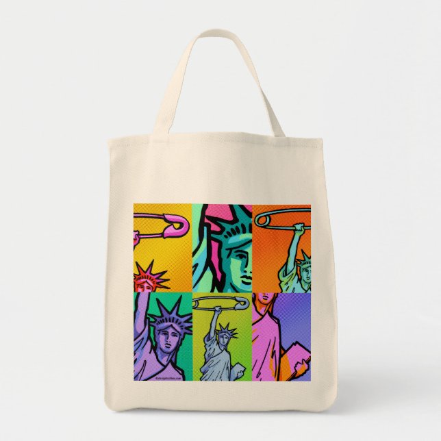 SAFE Liberty Pop6: Tote Bag (Multiple Styles) (Front)