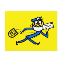 Safe Mail Carrier Postcard
