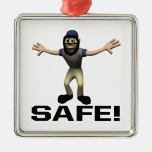 Safe Metal Ornament