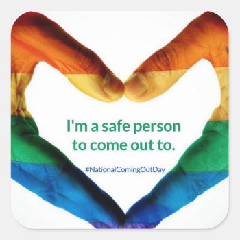 Safe Person Sticker by Nasty_Women_Store at Zazzle