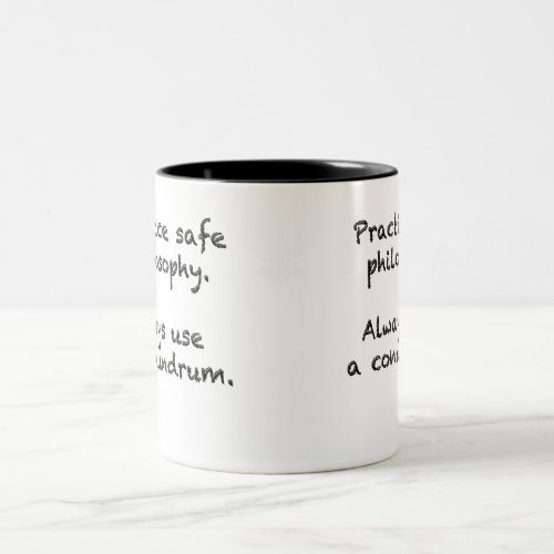 Safe Philosophy coffee mug