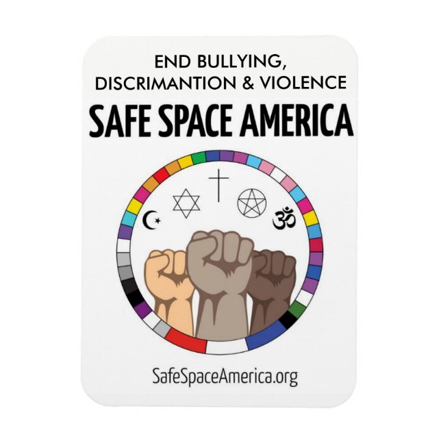 Safe Space America Magnet (Vertical)