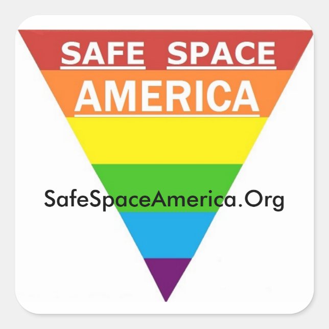 Safe Space America Sticker (Front)