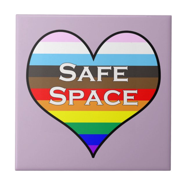 Safe Space Ceramic Tile (Front)