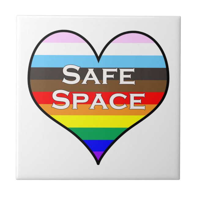 Safe Space Ceramic Tile (Front)