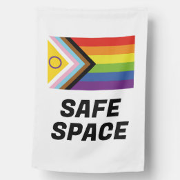 Safe Space LGBTQ Inclusive Pride House Flag