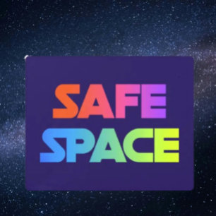 Safe Space Radiance – Pride Metal Art