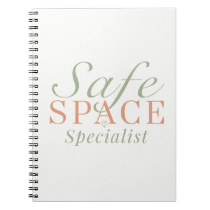 Safe Space Specialist School Counselor Gift Notebook