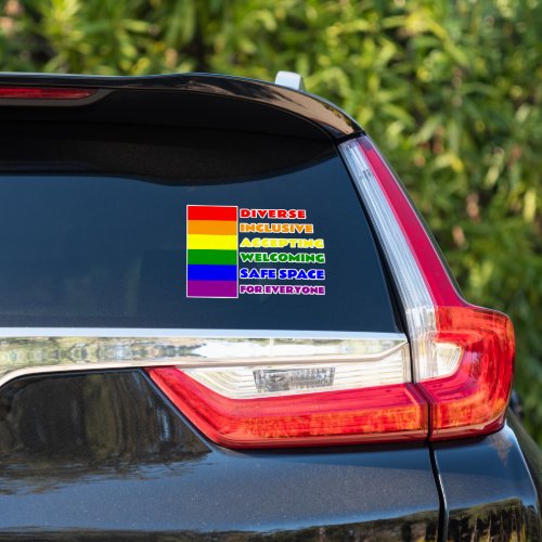 Safe Space Sticker LGBTQ decal