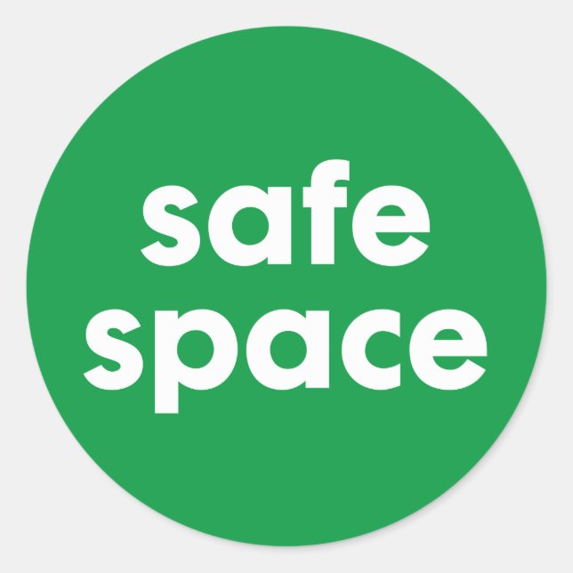 Safe Space Stickers (Front)