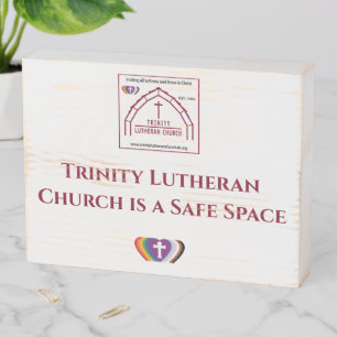 Safe Space Wooden Sign