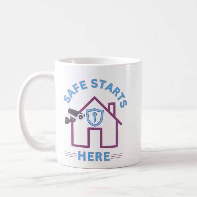 Safe Starts Here Coffee Mug (Left)