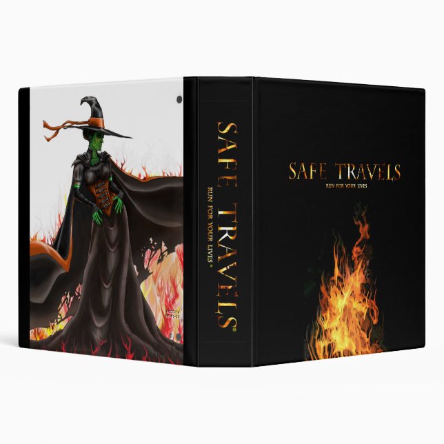 SAFE TRAVELS Cover logo binder (Background)
