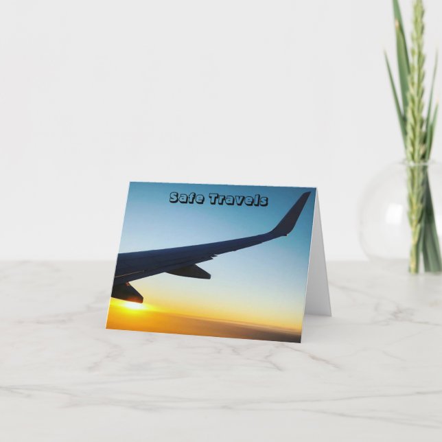 safe travels sunset card (Front)