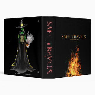 SAFE TRAVELS Witch VII & cover logo binder