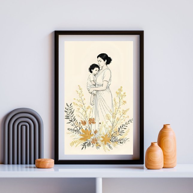 Safe Within Her Embrace Poster (Creator Uploaded)