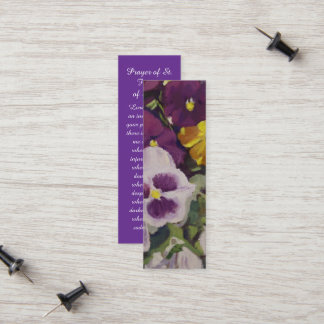 Safely Home Pansy Flower Sympathy Card