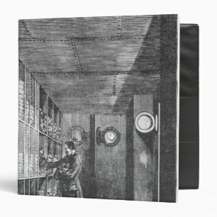 Safes at the Bank of France in Paris, 1897 3 Ring Binder