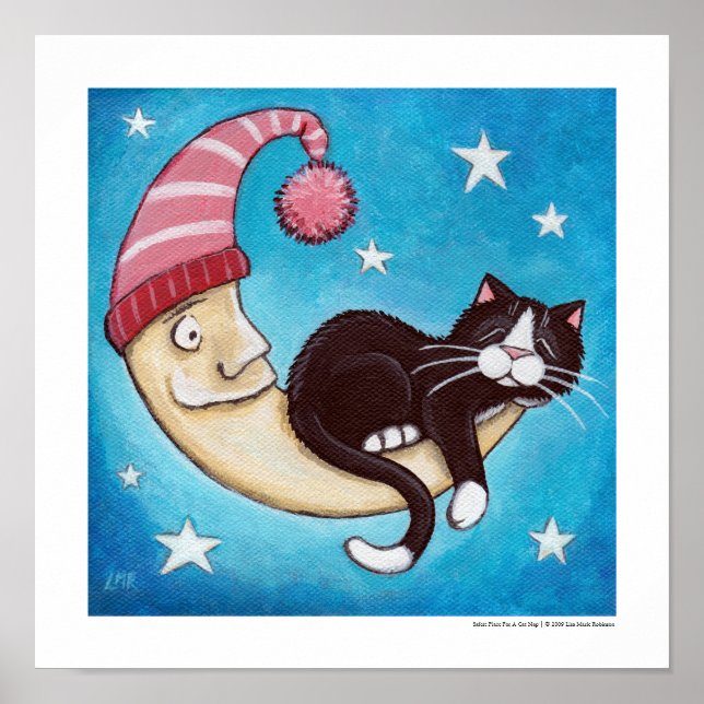Safest Place for a Cat Nap Poster (Front)