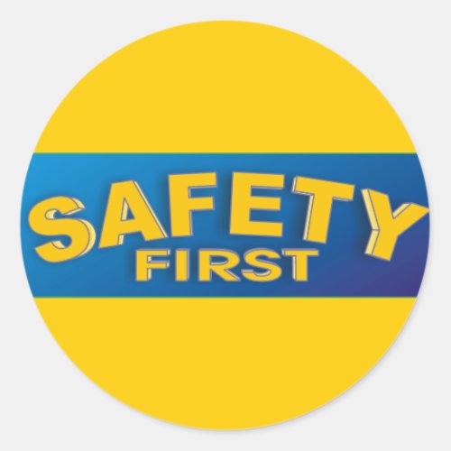 Safety 1st classic round sticker